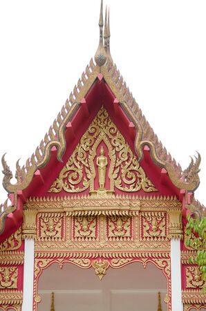 Buddhist temple in Thailand の写真素材