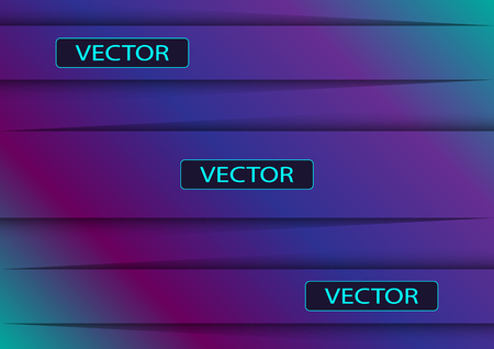 Minimal geometric background using gradients. Vector Illustrationのイラスト素材