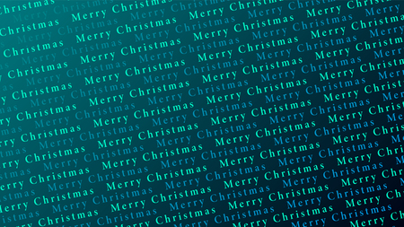 Merry Christmas. Abstract banner template.Green holiday banner.   typographic halftone pattern. Horizontal advertising sign. Website design element. Vector Illustrationのイラスト素材