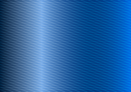 blue metal texture background with parallel thin light lines. Vector Illustrationのイラスト素材