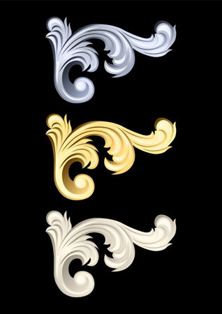 gypsum, gold, silver metal products, stucco weave, pattern isolatedのイラスト素材