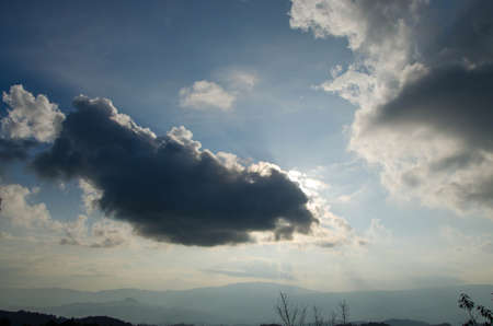 Dark cloudの写真素材