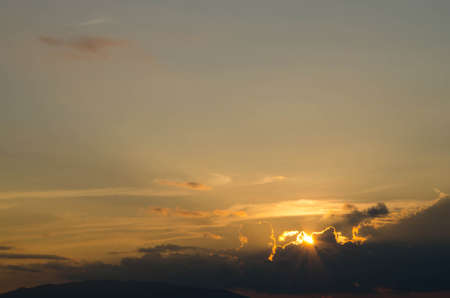 Sunset in Thailandの写真素材