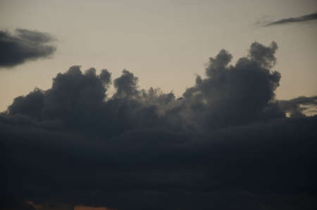 dark cloudの写真素材