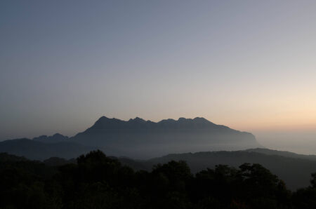 Beauty nature and Chiangdao mountains in Thailand の写真素材