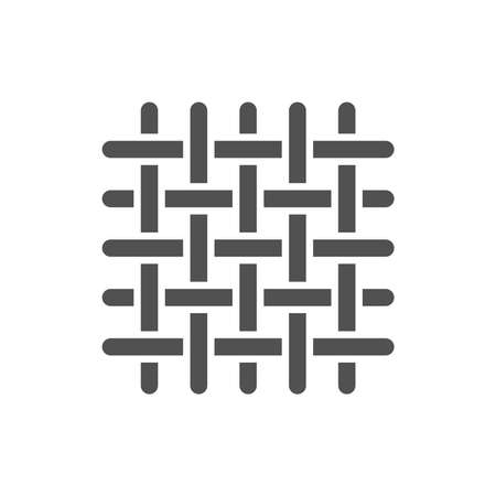 Metal grid with rivets icon in flat style.Vector illustration.のイラスト素材