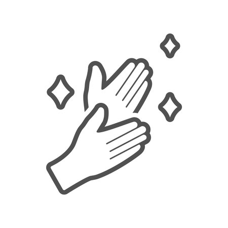 Cleanliness and health care.Sanitize your hands icon in flat style.Vector illustration.のイラスト素材