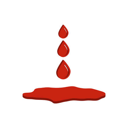 Bleeding icon isolated on white background.Isometric and 3D view.のイラスト素材