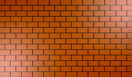3d render of a brick wall background. Digital image illustration.の写真素材