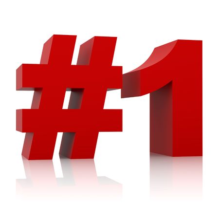 red number one sign isolated on white background red number one sign isolated on white background