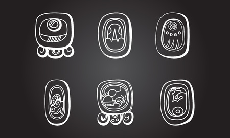 American Indian cultural symbolsのイラスト素材