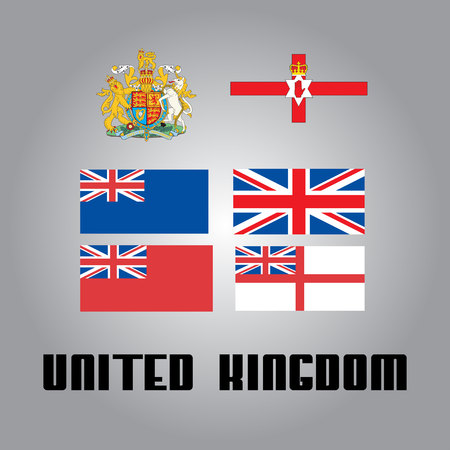 National elements of UKのイラスト素材