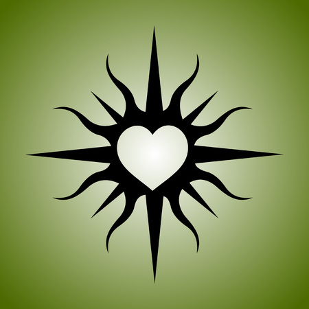 Round tribal ornamentのイラスト素材