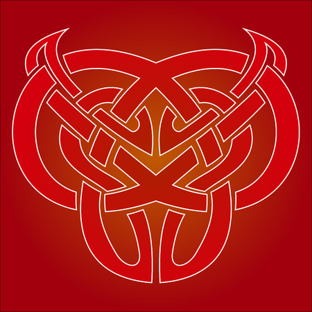 Tribal design element and tattoo ornamentsのイラスト素材