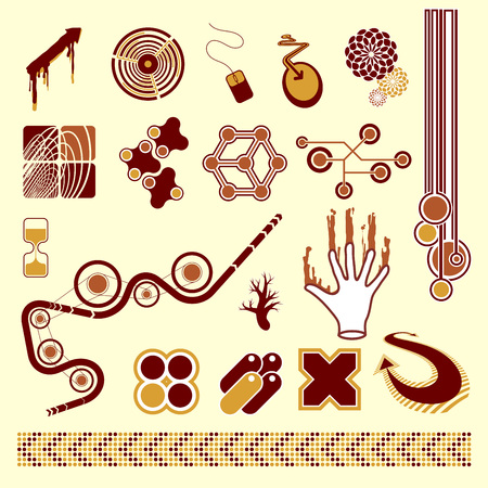 Vector design elementsのイラスト素材