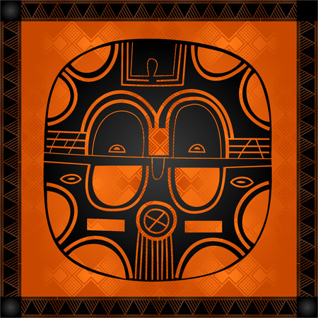African culture symbolic ornamentsのイラスト素材