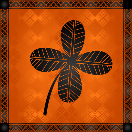 African symbolic ornament illustration.のイラスト素材