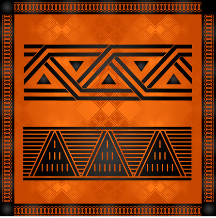 African symbolic ornamentsのイラスト素材