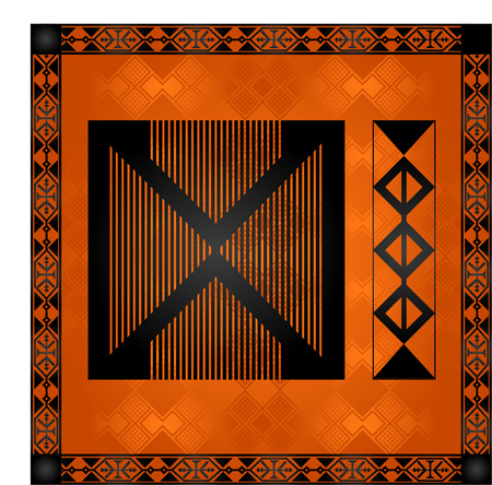 African symbolic ornamentsのイラスト素材
