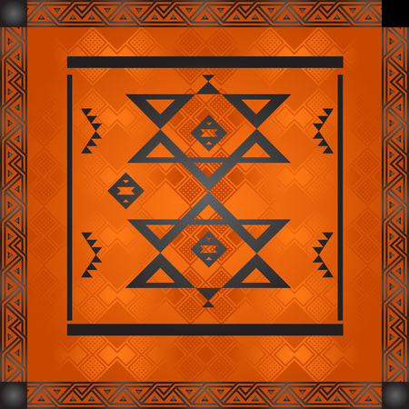 African symbolic ornamentsのイラスト素材