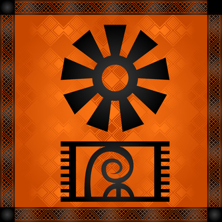 African national ornamentsのイラスト素材