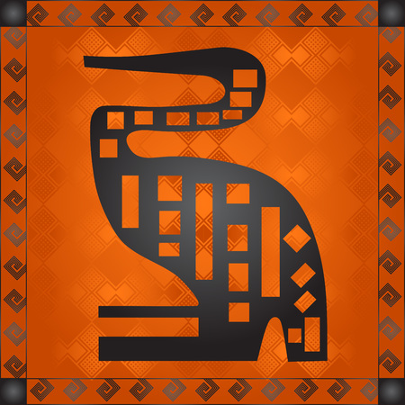 African tribes cultural symbolic ornamentsのイラスト素材
