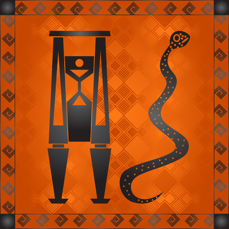 African national ornamentsのイラスト素材