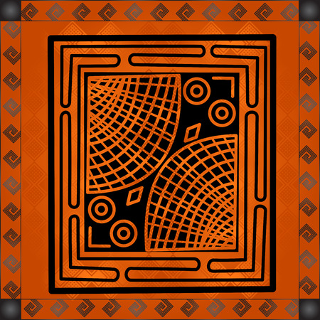 African national ornamentsのイラスト素材