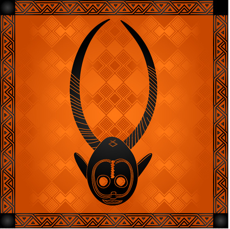 African tribes cultural symbolic ornamentsのイラスト素材