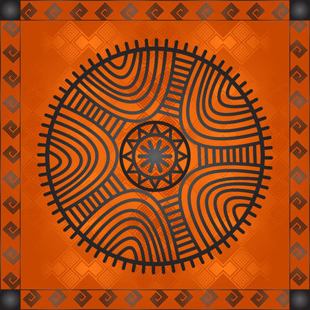 African national ornamentsのイラスト素材