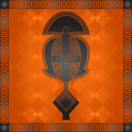 African tribes cultural symbolic ornamentsのイラスト素材