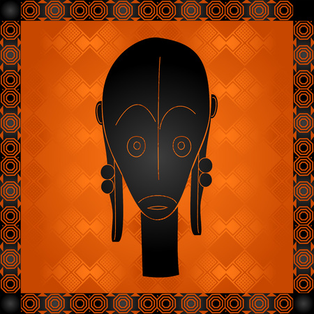 African tribes cultural symbolic ornamentsのイラスト素材