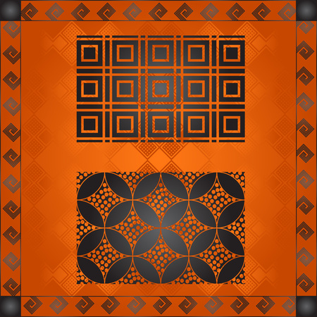 African tribes cultural symbolic ornamentsのイラスト素材
