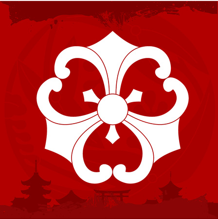 National edesign elements of Japan. Japanese Cultural ornamentsのイラスト素材