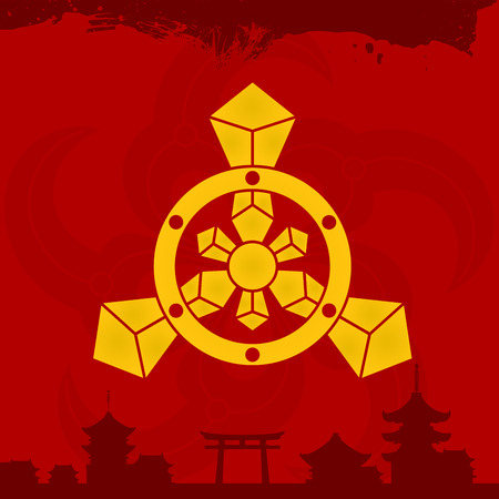 National design elements of Japanのイラスト素材