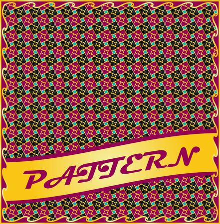 Amazing repeatable colorful pattern background for your designのイラスト素材