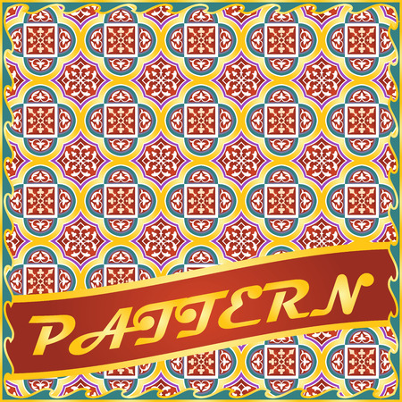 Amazing repeatable colorful pattern background for your designのイラスト素材