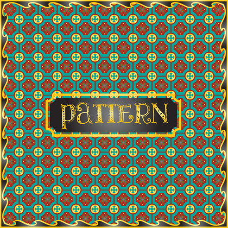 Colorful repeatable pattern backgroundのイラスト素材