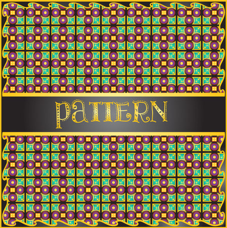 Colorful repeatable pattern backgroundのイラスト素材