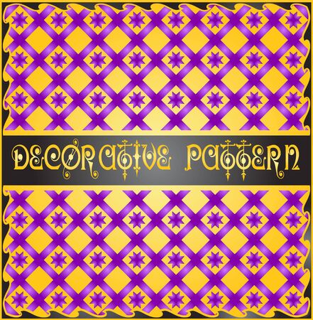 Colorful decorative geometric pattern backgroundのイラスト素材