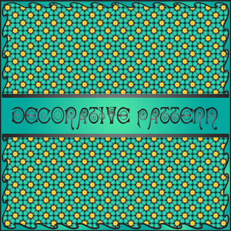 Colorful decorative geometric pattern backgroundのイラスト素材