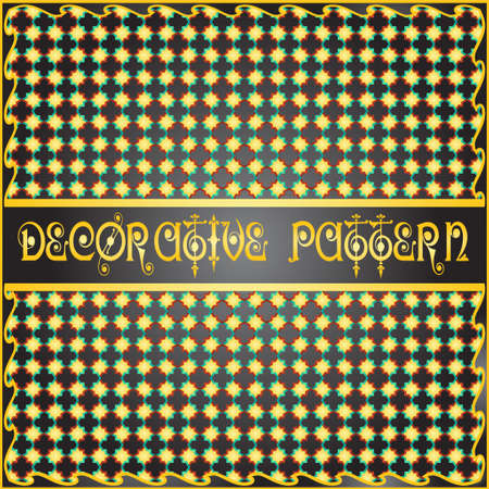 Colorful decorative geometric pattern backgroundのイラスト素材