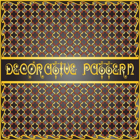 Colorful decorative geometric pattern backgroundのイラスト素材