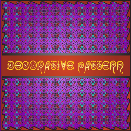 Colorful decorative geometric pattern backgroundのイラスト素材