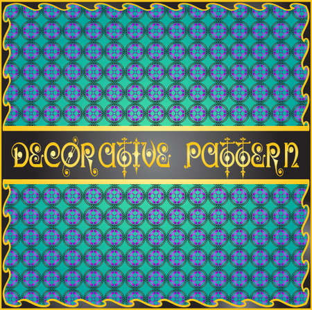 Colorful decorative geometric pattern backgroundのイラスト素材