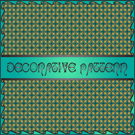Colorful decorative geometric pattern backgroundのイラスト素材