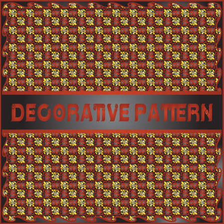 Colorful decorative geometric pattern backgroundのイラスト素材