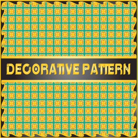 Colorful decorative geometric pattern backgroundのイラスト素材