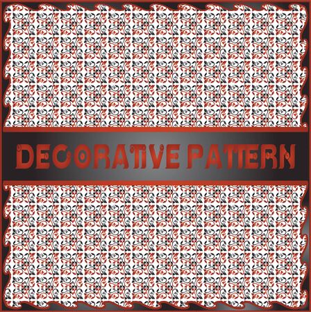 Colorful decorative geometric pattern backgroundのイラスト素材