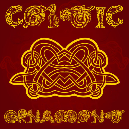 Celtic decorative  ornamentのイラスト素材